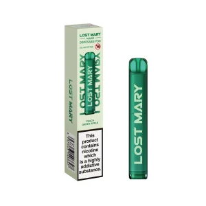 Lost Mary AM600 Peach Green Apple Disposable Vape