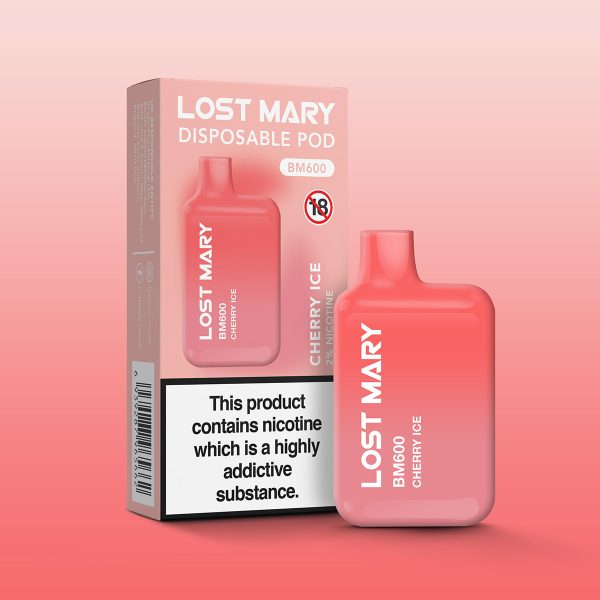 Lost Mary BM600 Cherry Ice Disposable Vape