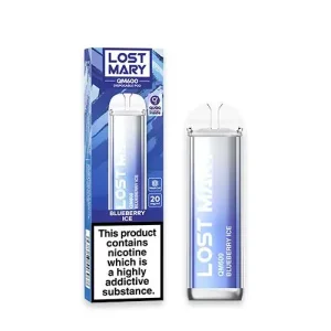 Lost Mary QM600 Blueberry Ice Disposable Vape