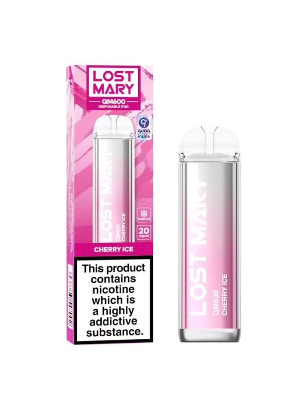 Lost Mary QM600 Cherry Ice Disposable Vape