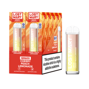 Lost Mary QM600 Cherry Peach Lemonade Disposable Vape