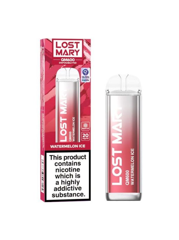 Lost Mary QM600 Watermelon Ice Disposable Vape